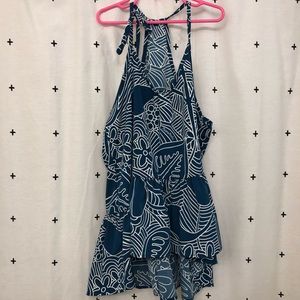 Manuhealii kiki top - hawaiian print